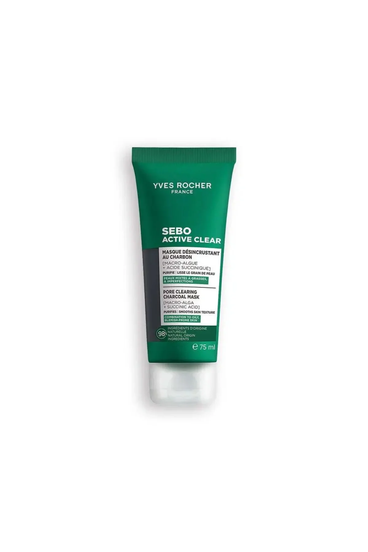 Arındırıcı Siyah Nokta Karşıtı Kömür Maske-Süksinik Asit-Sebo Act