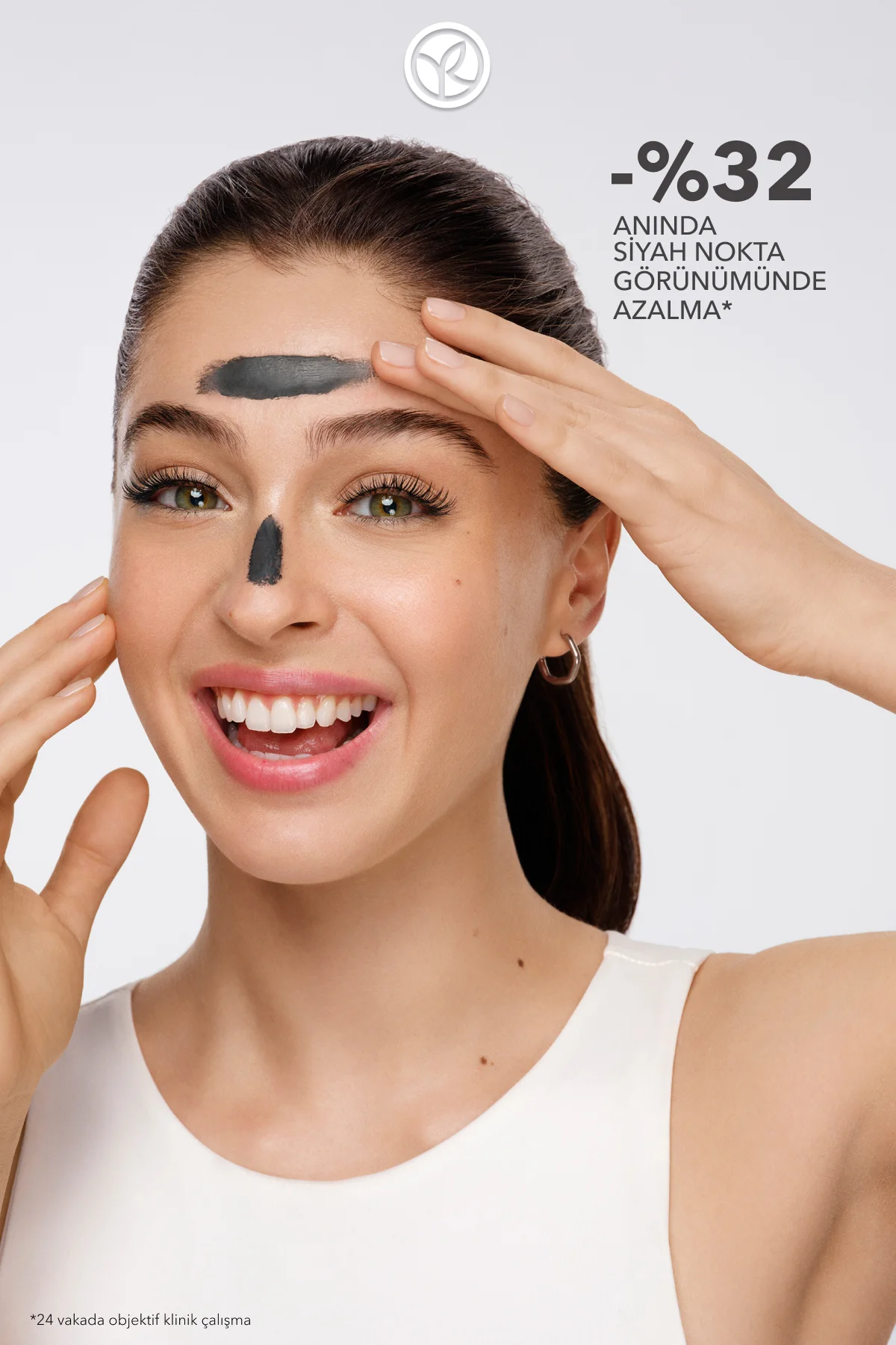 Arındırıcı Siyah Nokta Karşıtı Kömür Maske-Süksinik Asit-Sebo Act