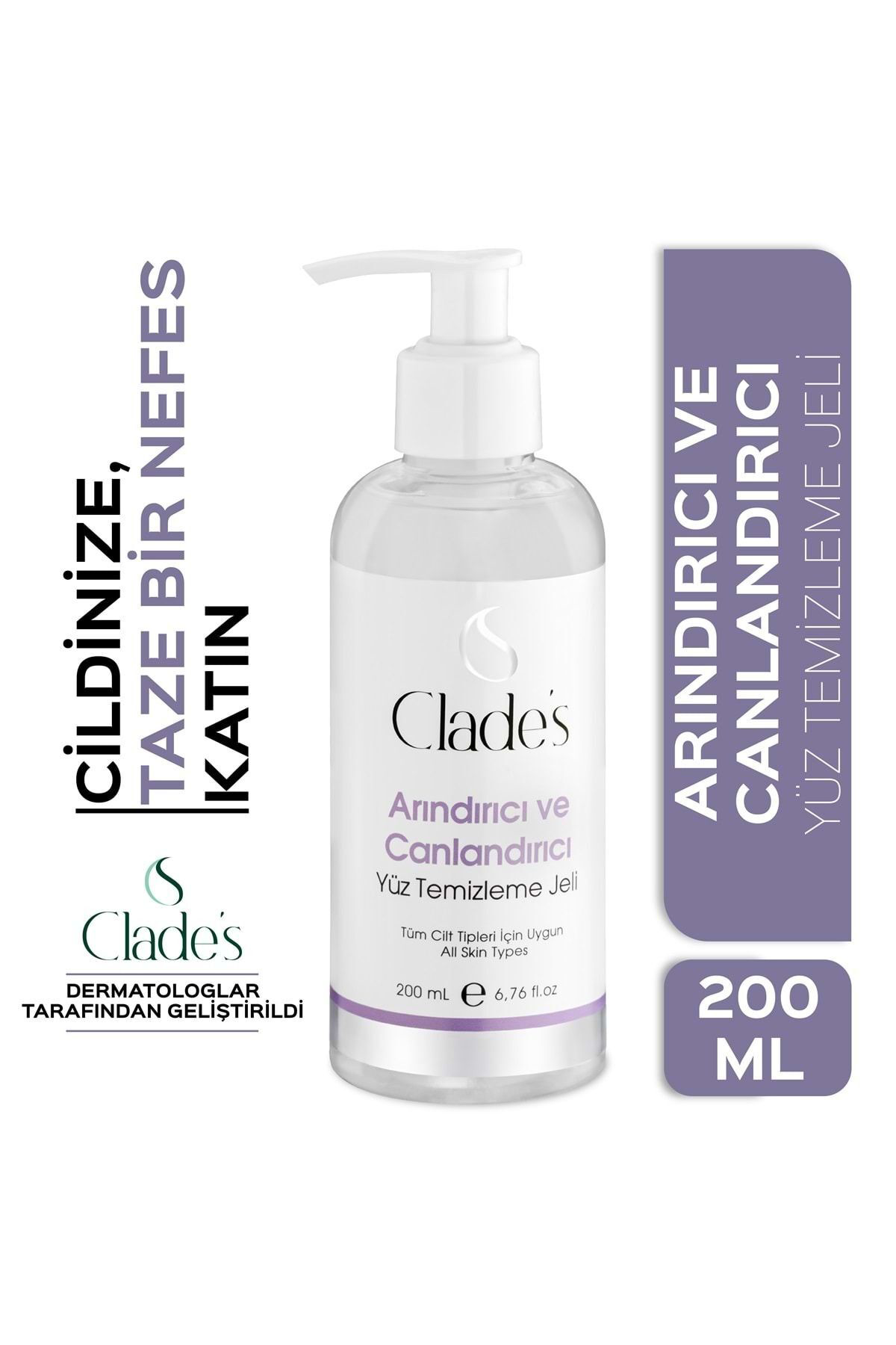 Clades Arindirici Ve Canlandirici Yüz Temizleme Jeli 200 Ml