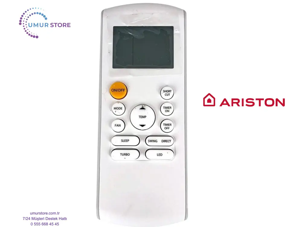 Ariston Prios 50 A++ 18000 BTU 2D DC Uyumlu Klima Kumandası Ariston Prios 50 A++ 18000 BTU 2D DC Uyumlu Klima Kumandası