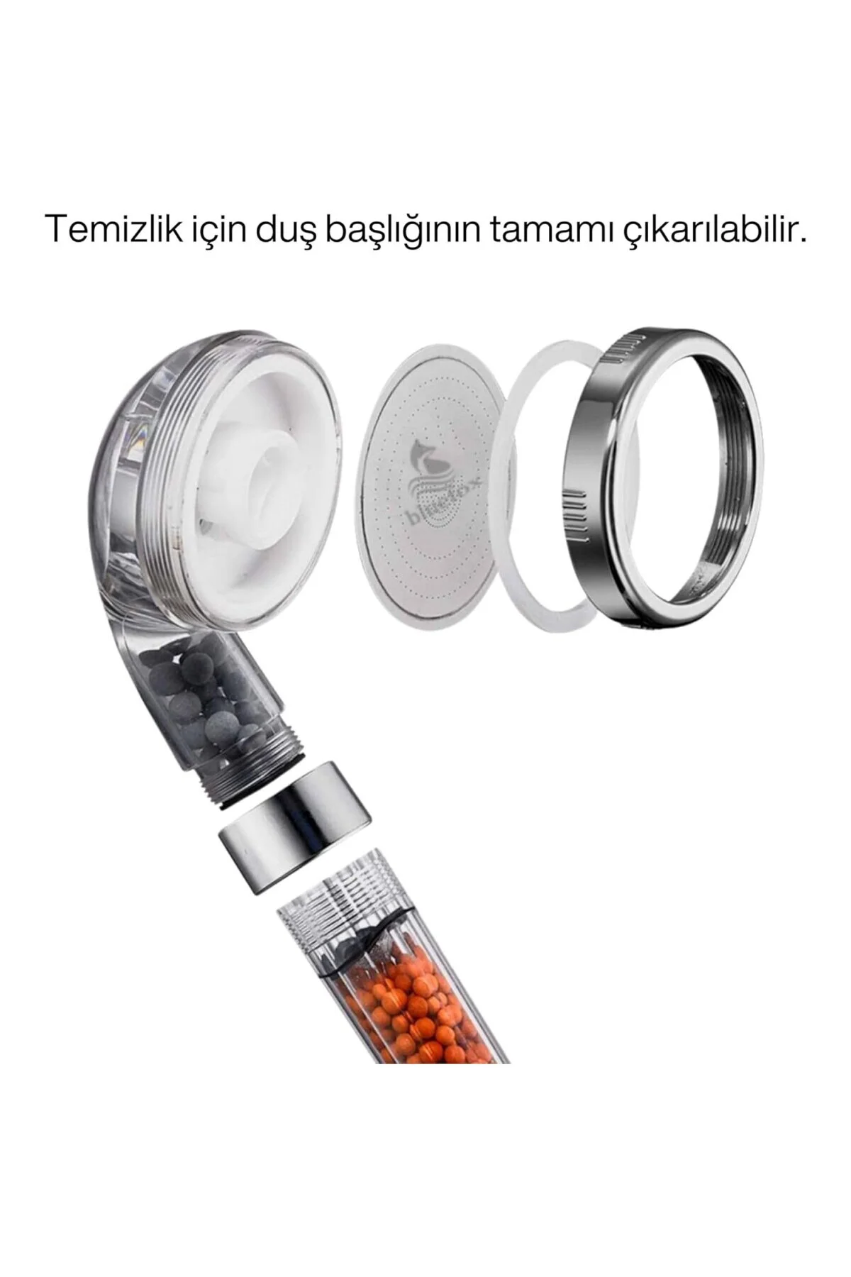 Arıtmalı Tasarruflu Duş Başlığı - 3 Fonksiyonlu Püskürtme Modları