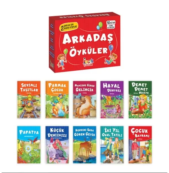 Arkadaş Öyküler - (10 Kitap+Soru Kitapçığı) Fiyatı, Yorumları ve Özellikleri