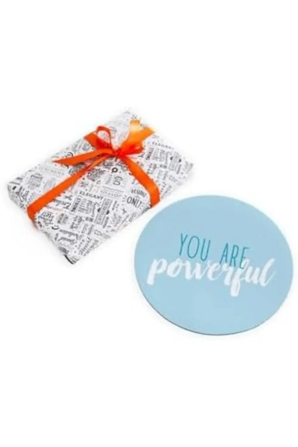 Arkadaşa Hediye Motto Tasarımlı Yuvarlak Mouse Pad - Mousepad - M
