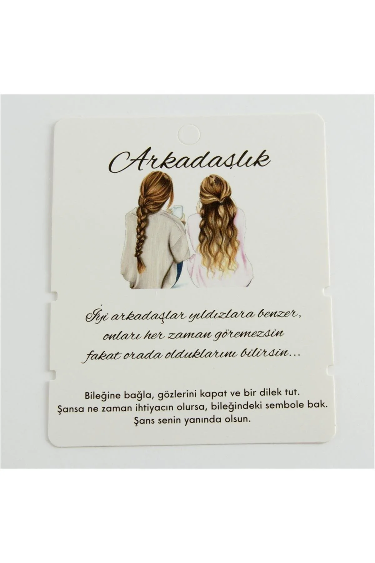 Arkadaşlık Bileklik Kartı