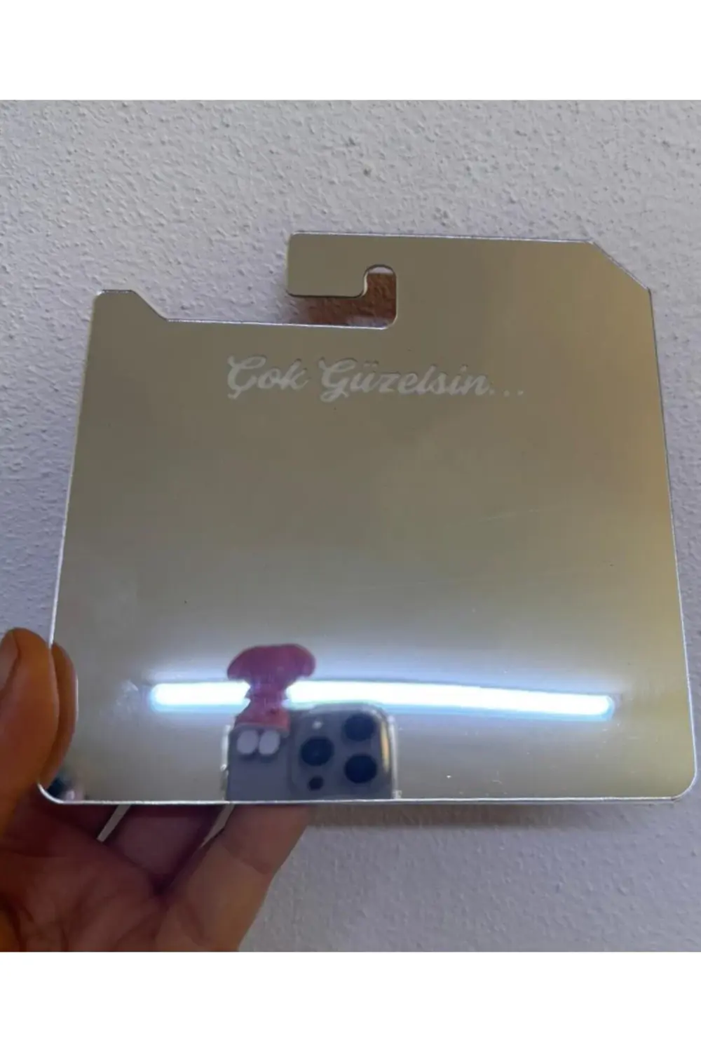 ARKASI AYNALI MİNİ ÇİÇEK BUKETİ