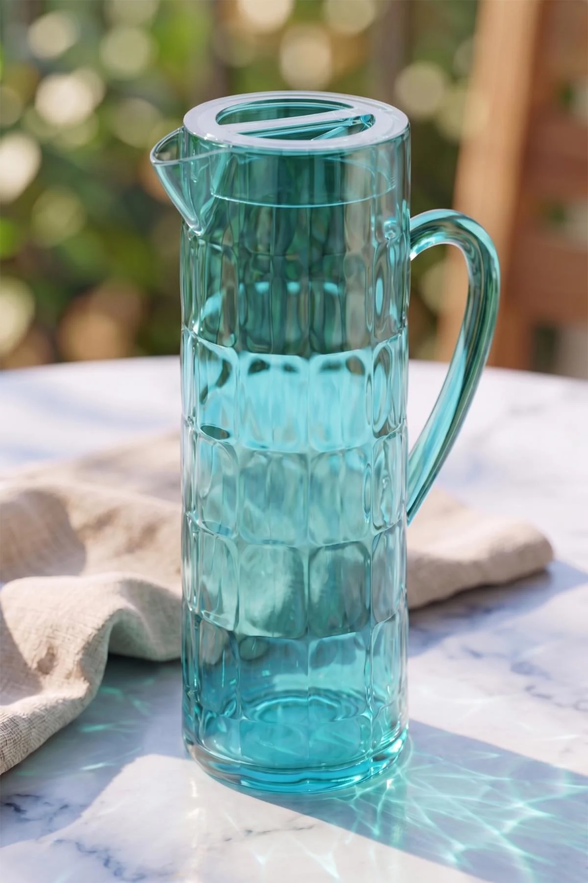 Arkilik Allegra 1,5 Lt Aquamarin Sürahi (Buzdolabı Kapak Rafına Sığar)