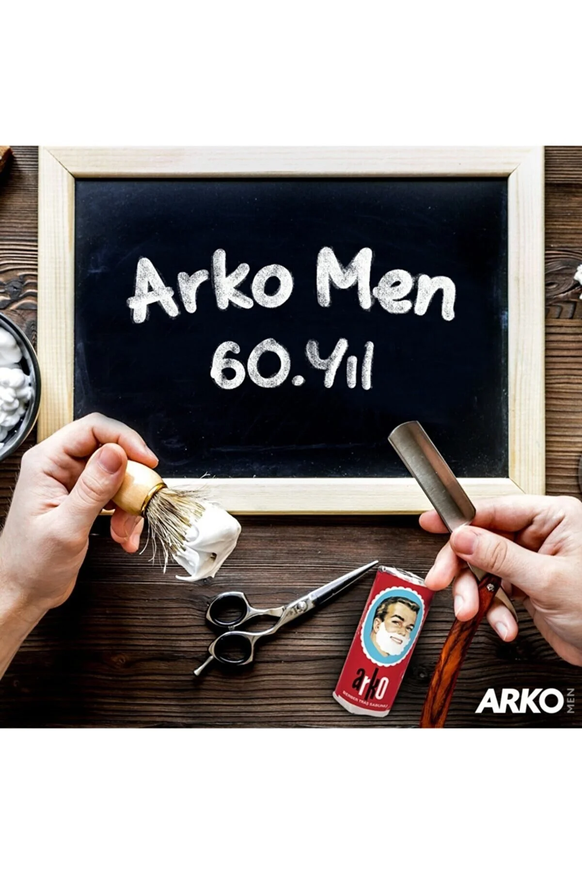 Arko 12'li Tıraş Sabunu 12x75 Gr