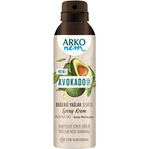 Arko Nem Değerli Yağlar Avokado Sprey Krem 150ml