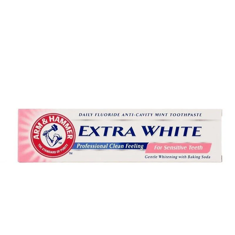 Arm & Hammer Extra Whitening Sensitive - Diş Çürüklerine Karşı Macun 125gr Arm & Hammer Extra Whitening Sensitive - Diş Çürüklerine Karşı Macun 125gr