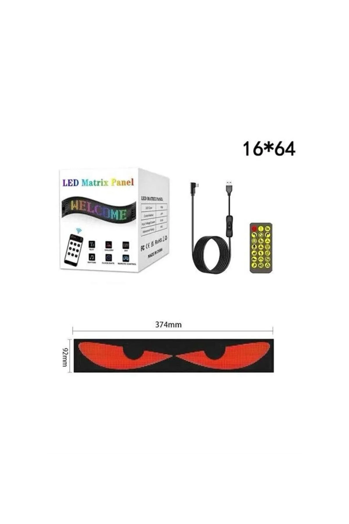 Arma Sticker &amp; Fosfor Şerit - Renk: Siyah, Özellik: Telefon K
