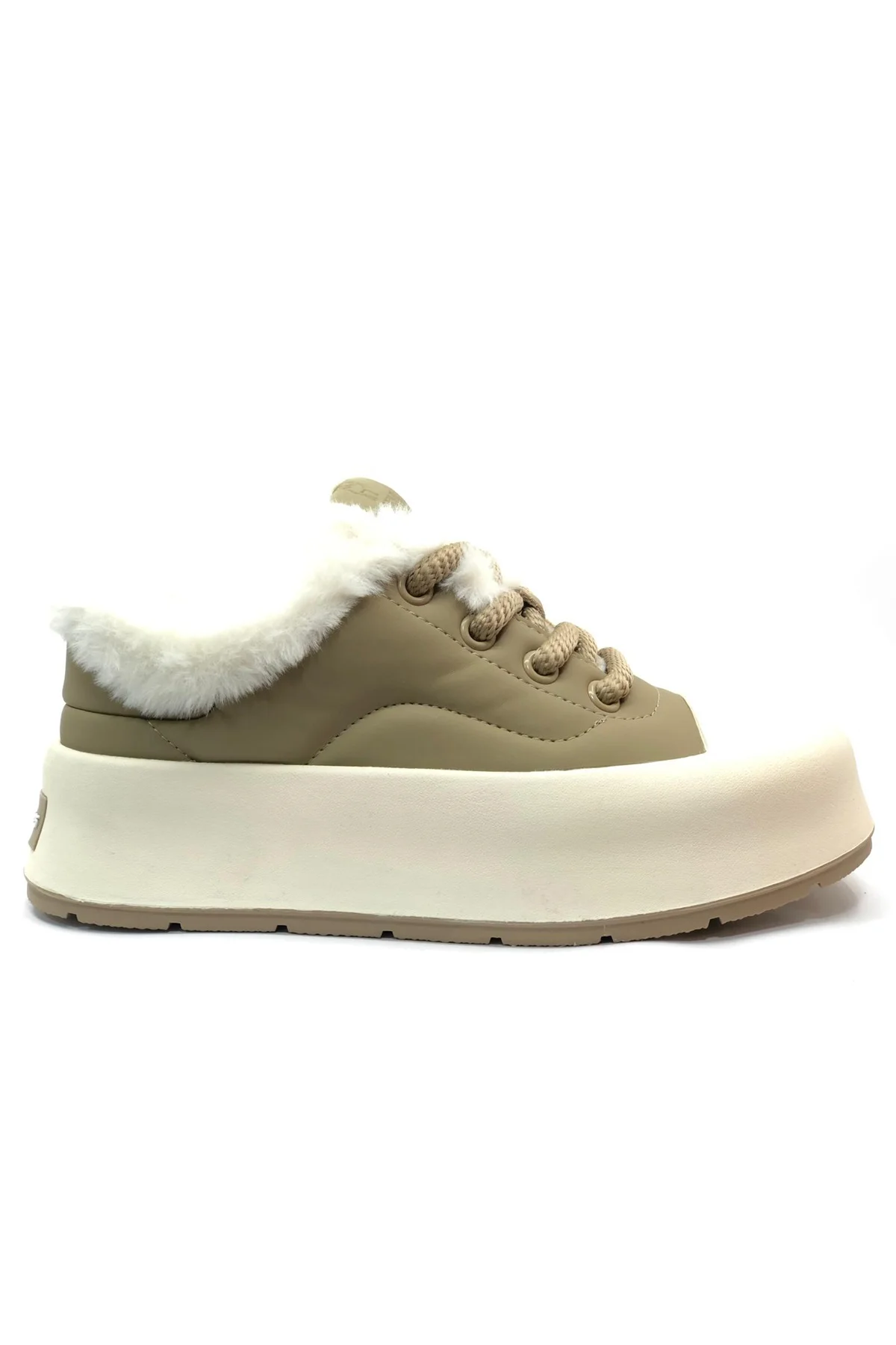 ARME CITY GAMELU GONE İÇİ KÜRLÜ BAĞCIKLI KALIN TABAN GÜNLÜK  AYAK