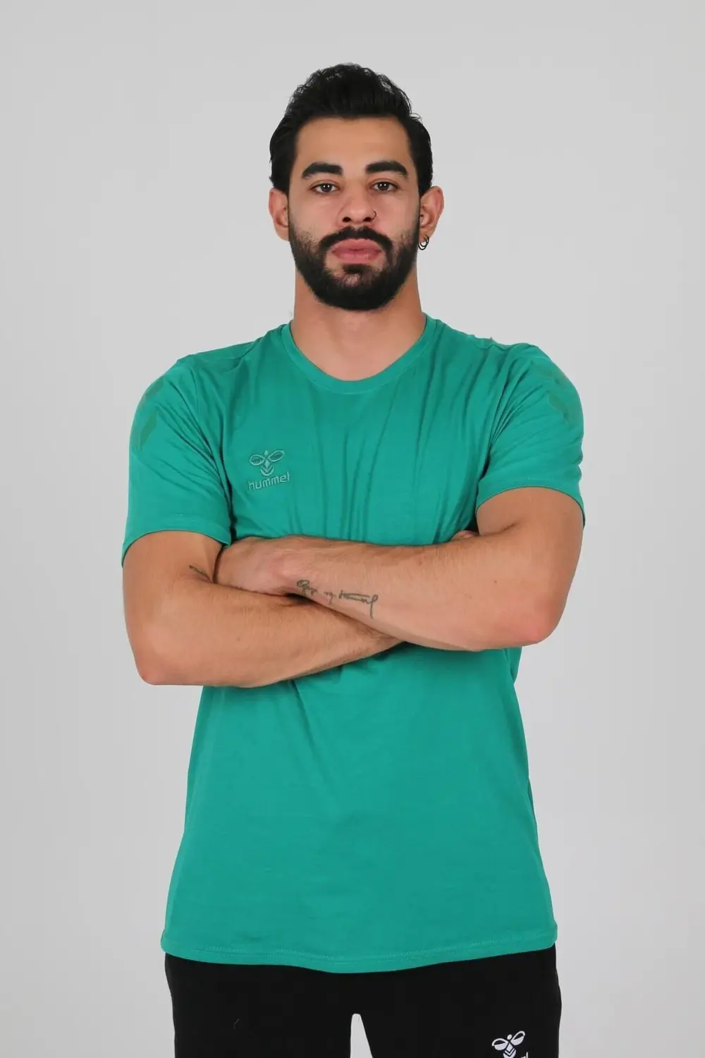 Armin Pamuklu Antrenman Tişört Yeşil