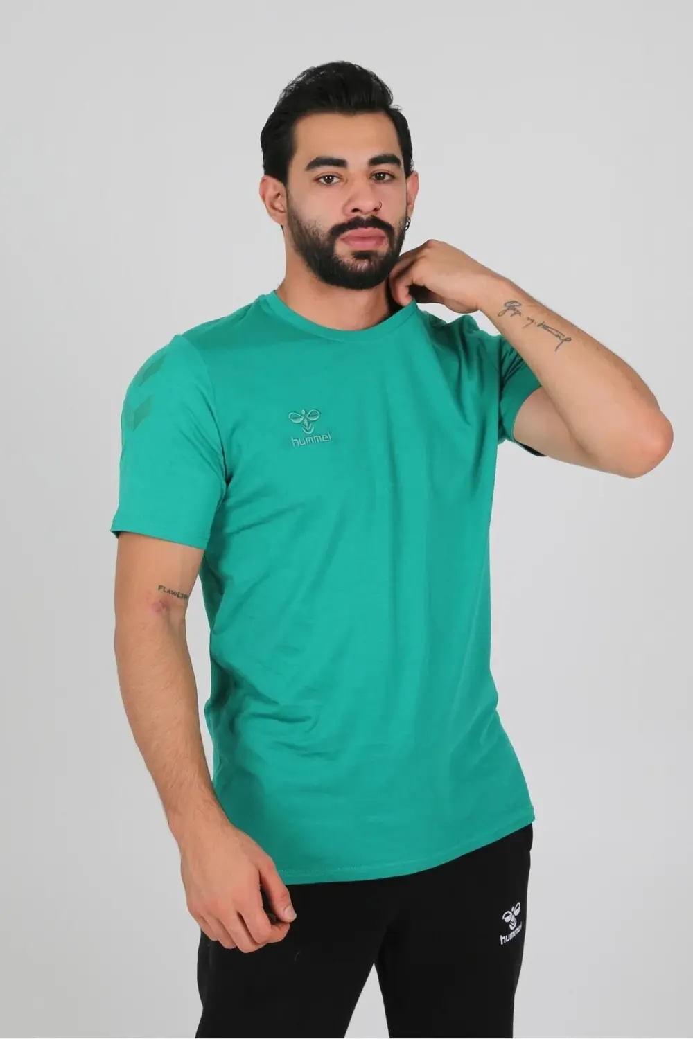 Armin Pamuklu Antrenman Tişört Yeşil