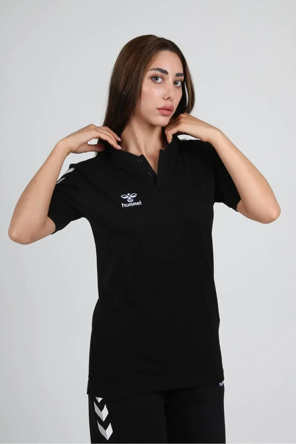 Armin Pamuklu Bebe Yaka Tişört Siyah