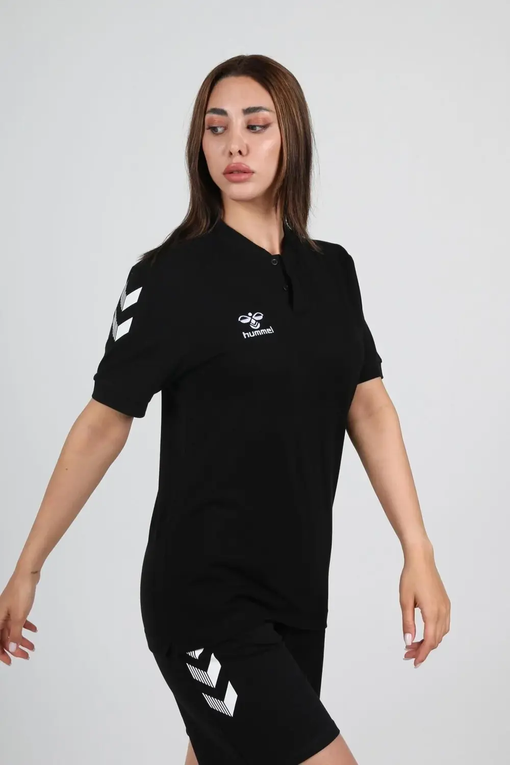 Armin Pamuklu Bebe Yaka Tişört Siyah