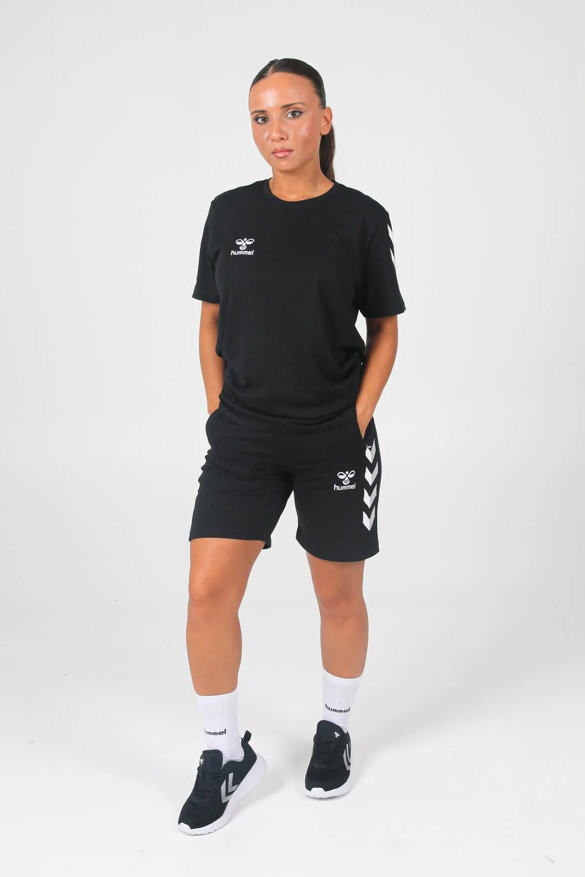 Armin Pamuklu Bisiklet Yaka Tişört Siyah