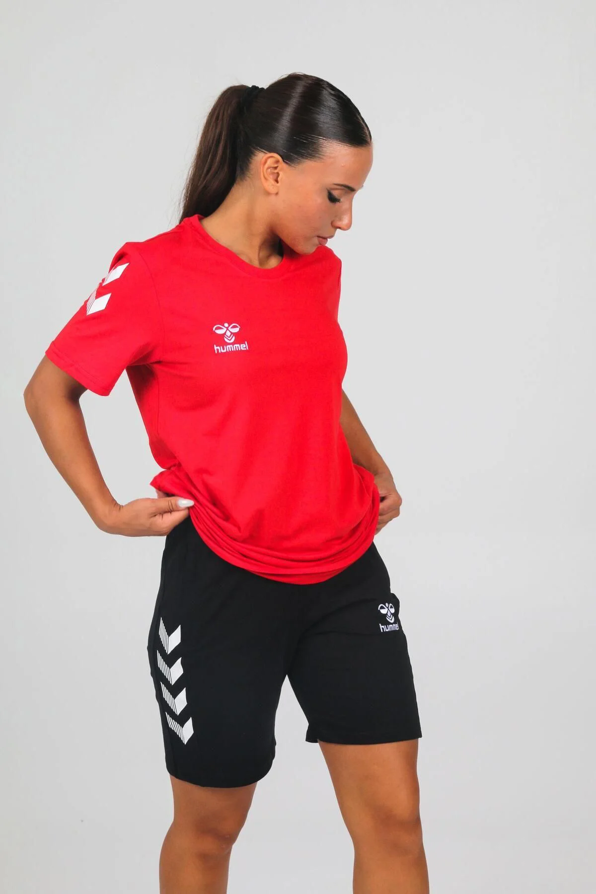 Armin Pamuklu Bisiklet Yaka Tişört Kırmızı