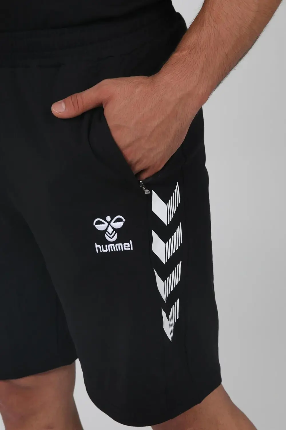 Armin Pamuklu Cepli Kamp Şortu Siyah