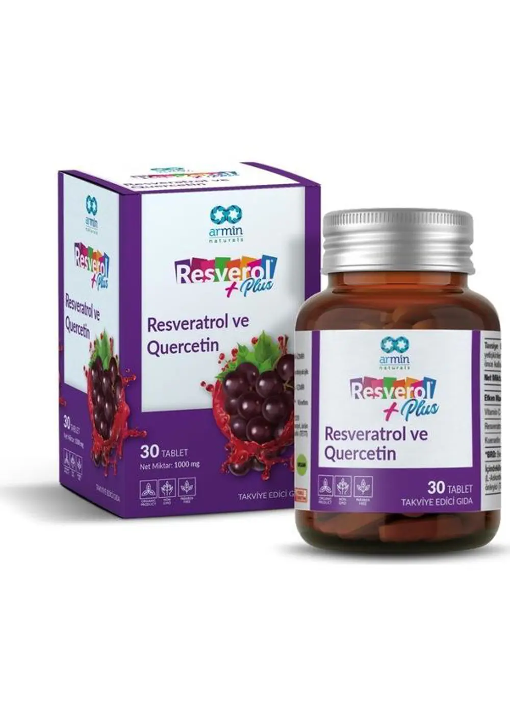 Armin Resverol Plus Quercetin 30 Tablet 8699910802747