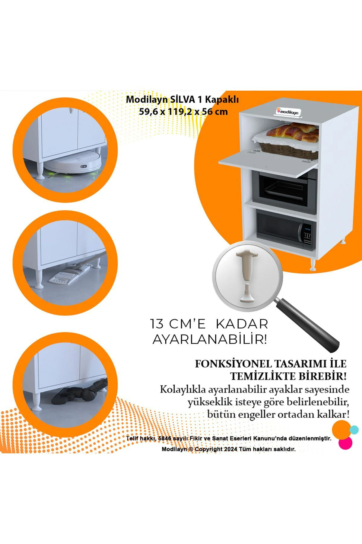 Armin Tek Kapaklı 59,6 x 119,2 x 56 cm Mini Fırın Mikrodalga Fırı Armin Tek Kapaklı 59,6 x 119,2 x 56 cm Mini Fırın Mikrodalga Fırı