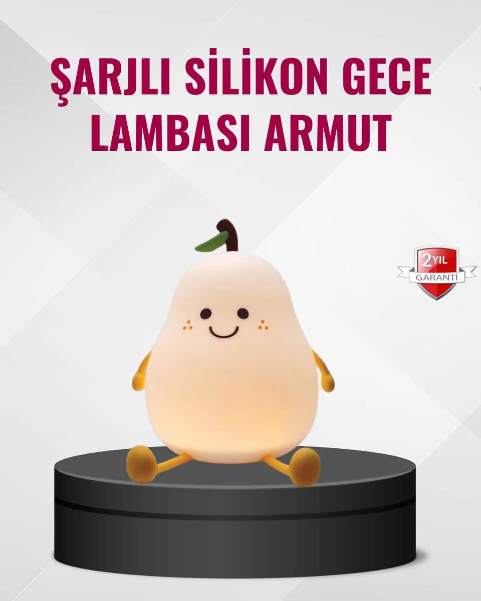 Armut Gece Lambası USB Şarjlı Ayarlanabilir LED Işık - Modern ve Pratik Aydınlatma Çözümü