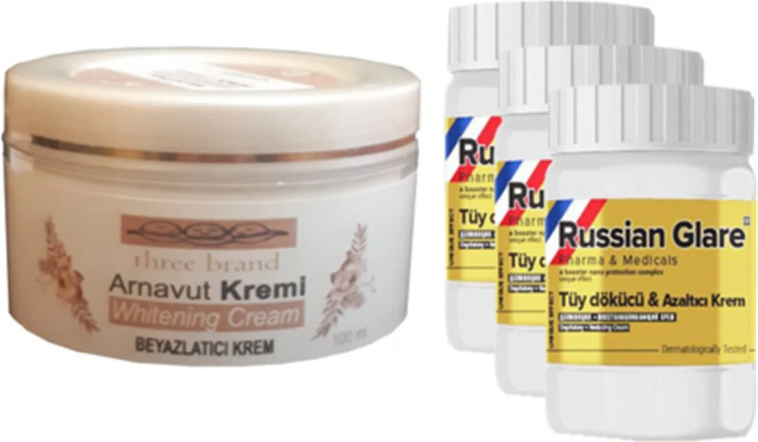 Arnavut Aklık Kremi + Tüy Dökücü Azaltıcı Merhem Seti - Pürüzsüz Cilt Fiyatı, Yorumları ve Özellikleri