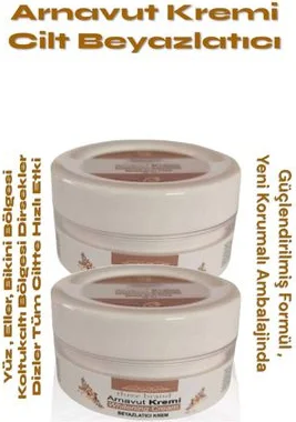 Arnavut Aklık Kremi 100ML - Cilt Beyazlatıcı Krem 2 Adet