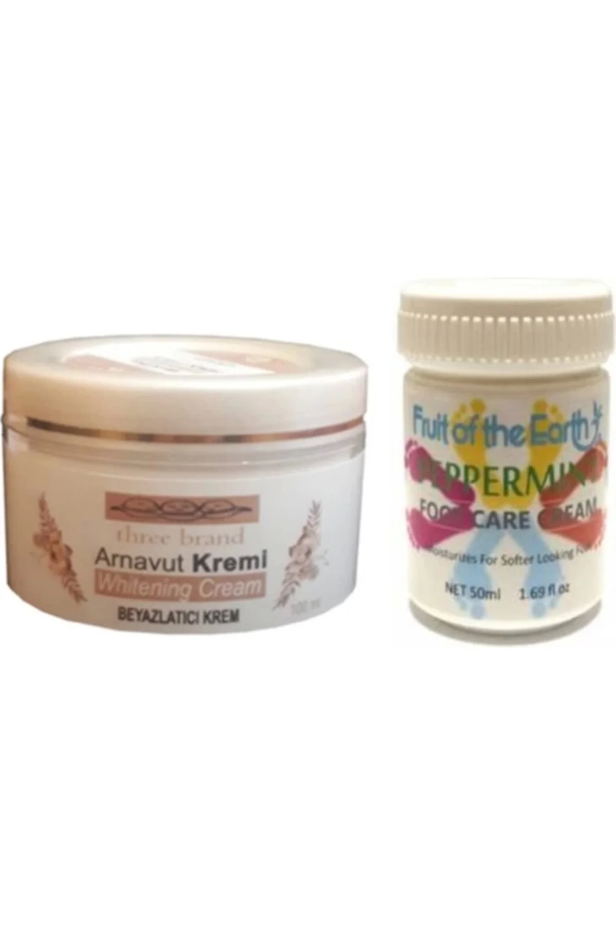 Arnavut Aklık Kremi 100ML + Ayak Bakım Kremi 50ML Nane Ferahlığı