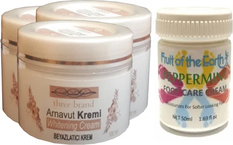 Arnavut Aklık Kremi 3'lü + Nane Ferahlıklı Ayak Bakım Kremi – Cilt Aydınlatma ve Ayak Bakımı Seti Fiyatı, Yorumları ve Özellikleri