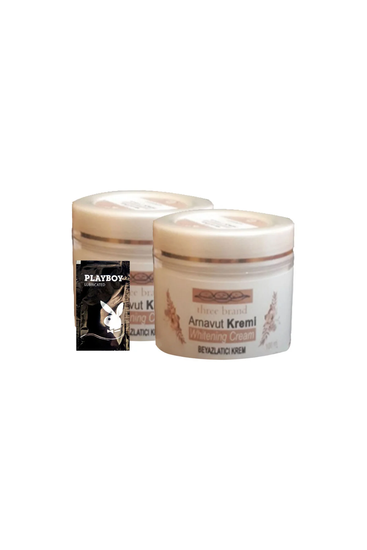 Arnavut Kremi 2x100 ml - Cilt Renk Açıcı Masaj Bakım Kremi 1 Adet Jel ile