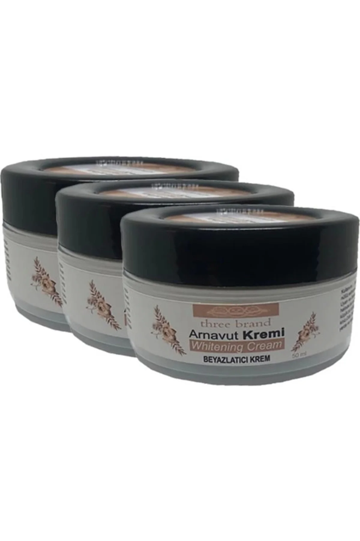 Arnavut Kremi 3lü Adet Tüm Bölge Aklık Kremi 50 ml – Cilt Beyazlatıcı