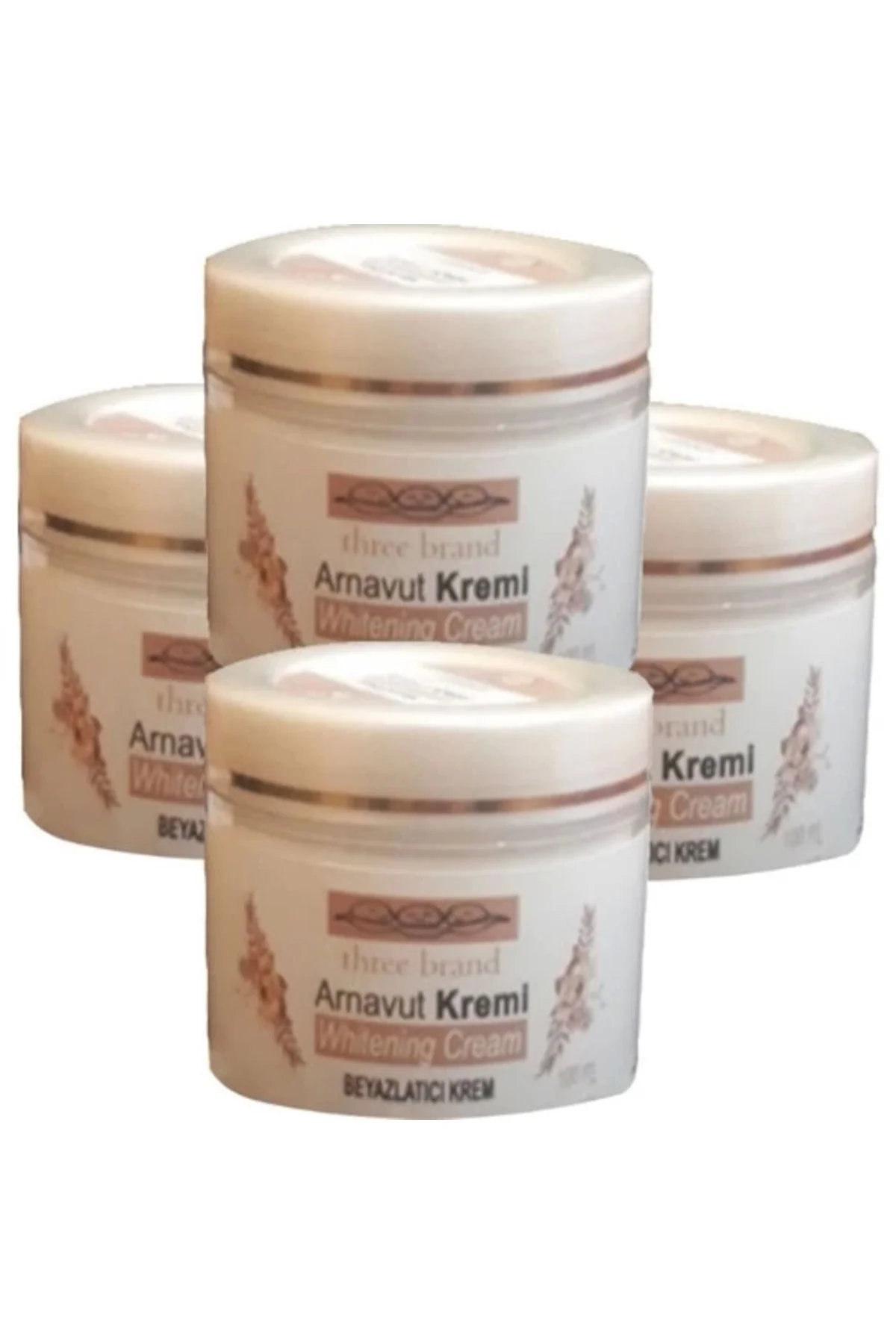 Arnavut Kremi 4'lü Set – Tüm Bölge Aklık Kremi 100 ml | Cilt Beyazlatıcı