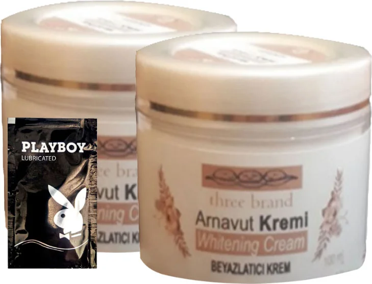 Arnavut Kremi Aklık Kremi - Cilt Beyazlatıcı Bakım Kremi 2x100ml + Jel Hediye