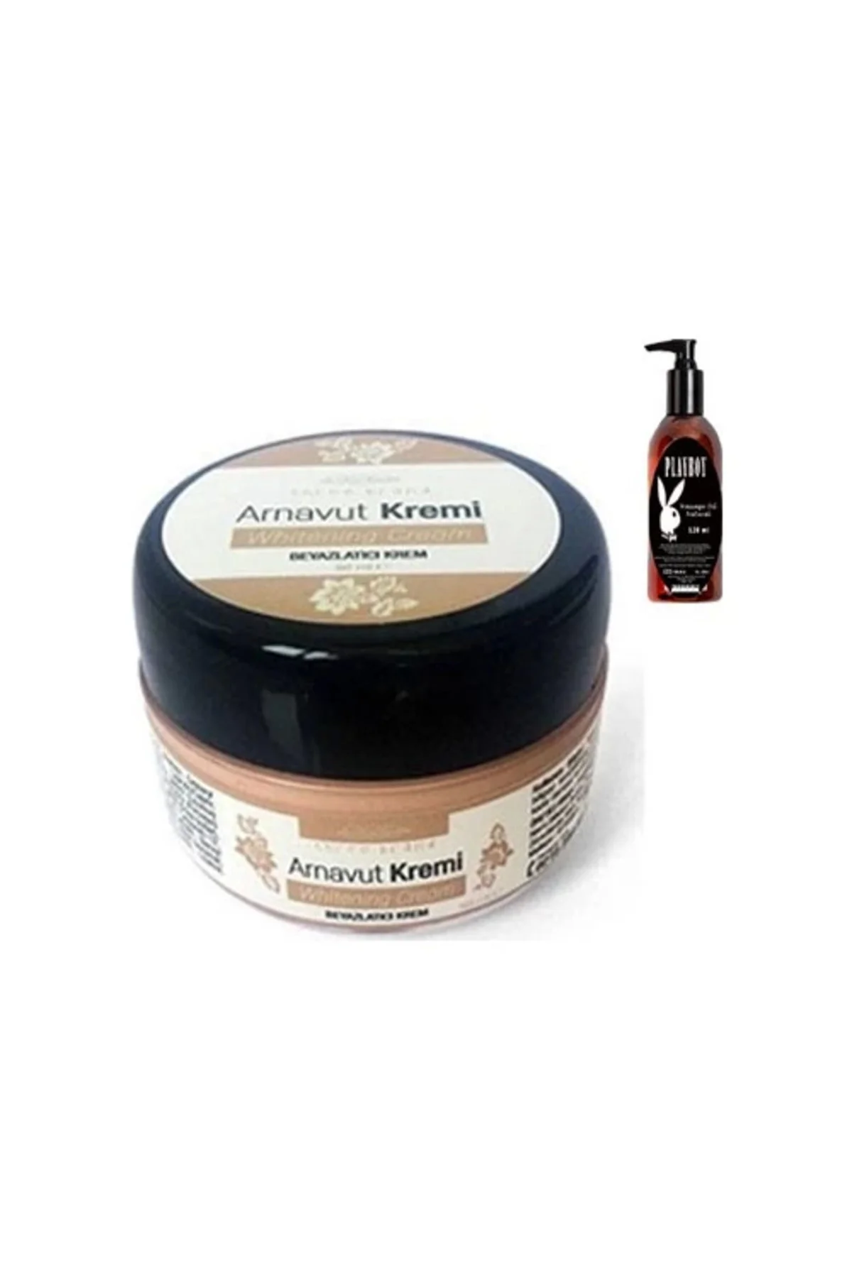 Arnavut Kremi Aklık Kremi Beyazlatıcı 50 ml + Masaj Yağı – Etkili Cilt Beyazlatma