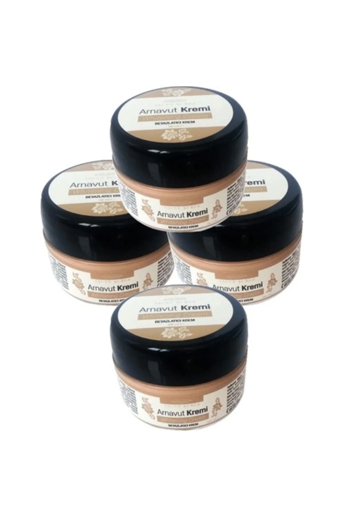 Arnavut Kremi Beyazlatıcı Etki — 4 Adet x 50 ml | Ciltte Parlaklık ve Doku Düzeltme