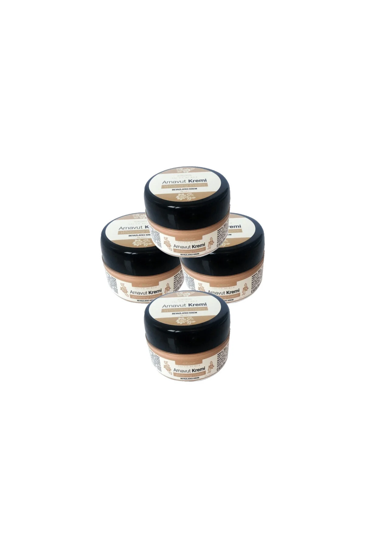 Arnavut Kremi Cilt Beyazlatıcı 50 ml x 4 Adet - Etkili Cilt Aydınlatma