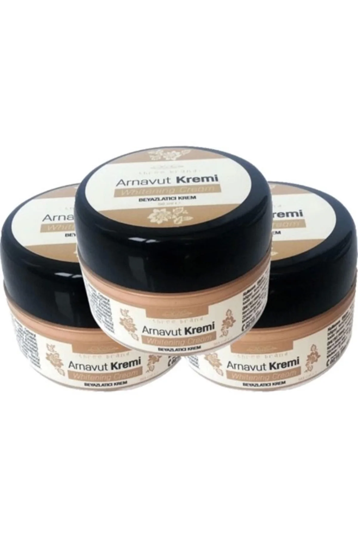 Arnavut Kremi - Cilt Beyazlatıcı Bakım Kremi 3'lü Set (50 ml x 3)