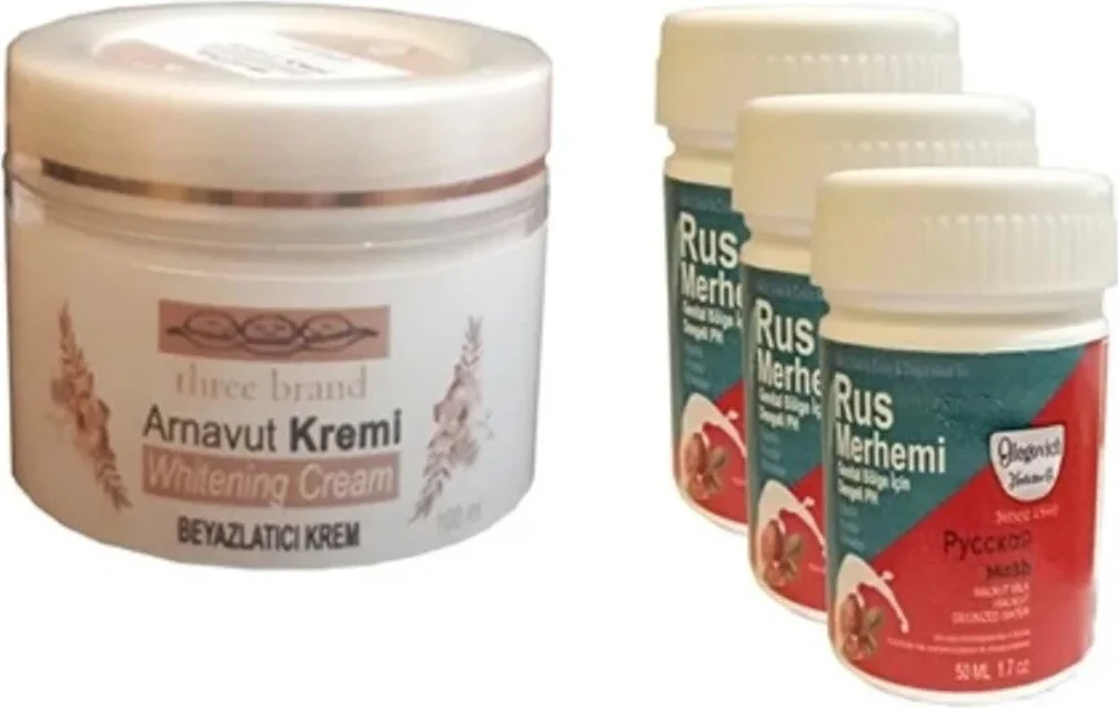 Arnavut Kremi + Rus Merhemi 50 ml 3 Adet — Eklemlerdeki Ağrıya Doğal Çözüm