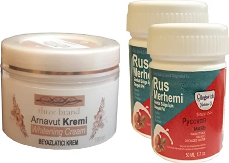 Arnavut Kremi + Rus Merhemi 50 ml - Eklemlerde Ağrı ve Sertlik İçin Doğal Çözüm Fiyatı, Yorumları ve Özellikleri