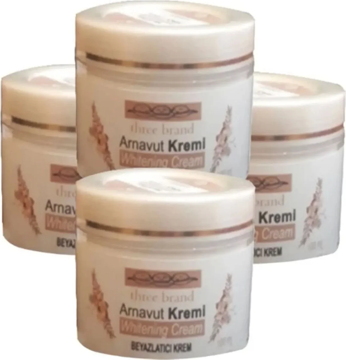 Arnavut Kremi Whitens Cream – 4lü Adet Tüm Bölge Beyazlatıcı Krem 100 ml