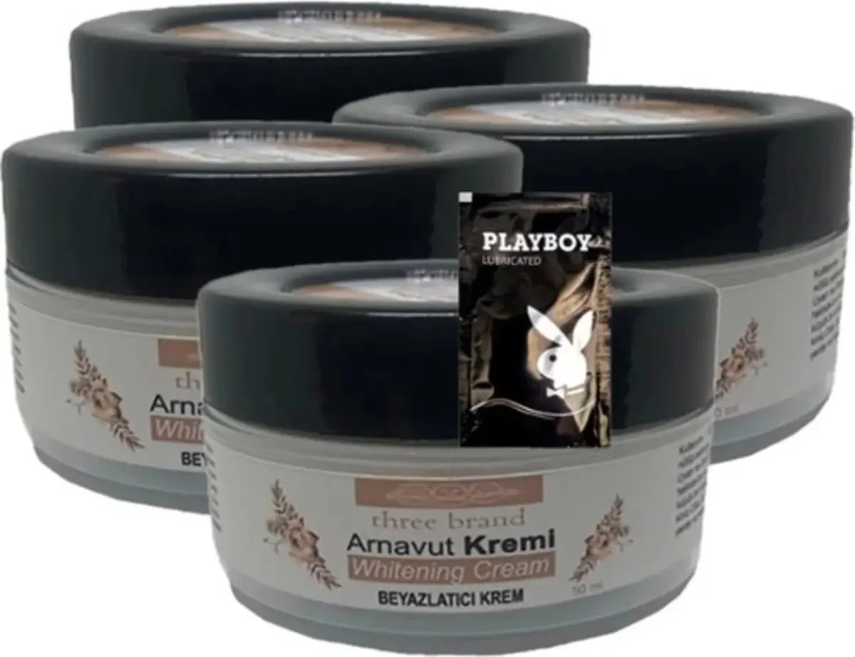 Arnavut Kremi Whitens Cream 4'lü 50 ml + 1 Adet Jel Hediye - Cilt Açarı Krem