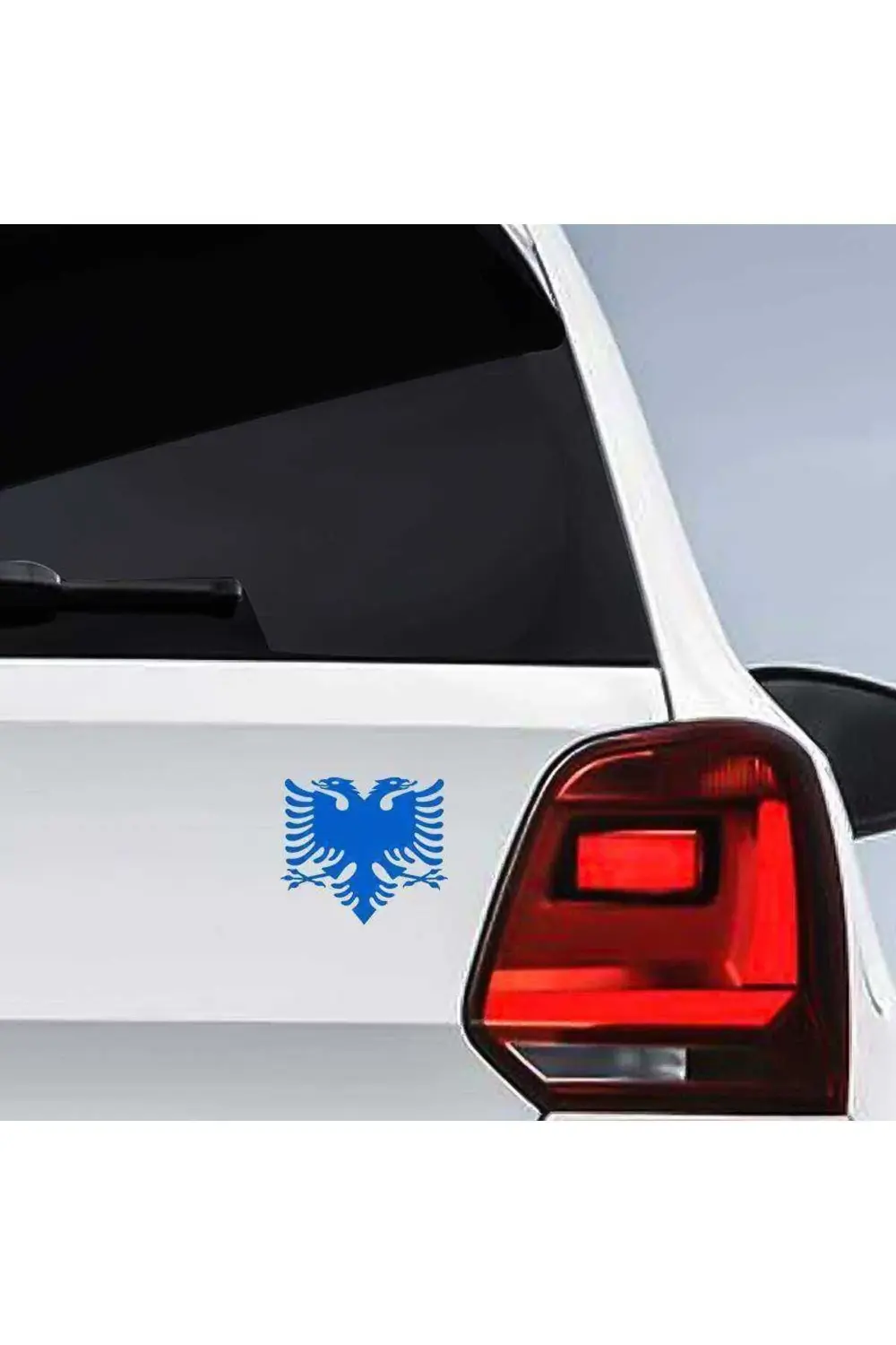 Arnavutluk Bayrak Amblemi Çift Başlı Kartal - Araç Oto Sticker -a