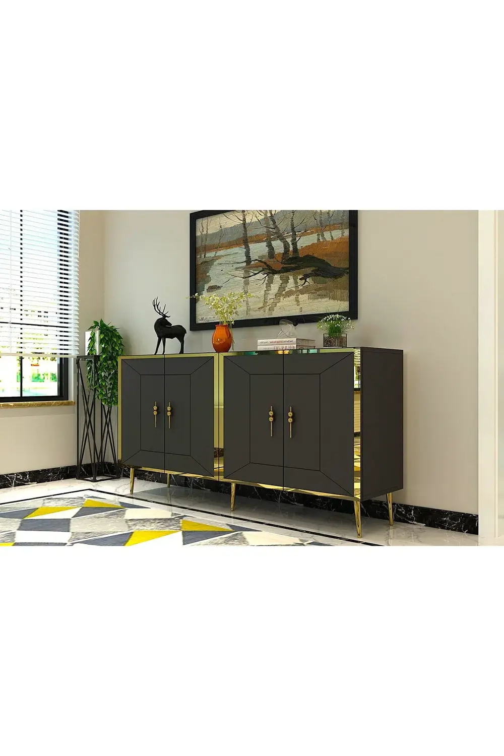 ARNOCT (KB150) KONSOL ANTRASİT-GÜMÜŞ