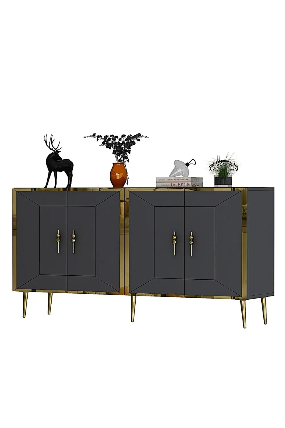 ARNOCT (KB150) KONSOL ANTRASİT-GÜMÜŞ