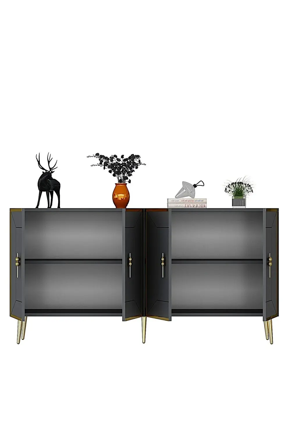 ARNOCT (KB150) KONSOL ANTRASİT-GÜMÜŞ