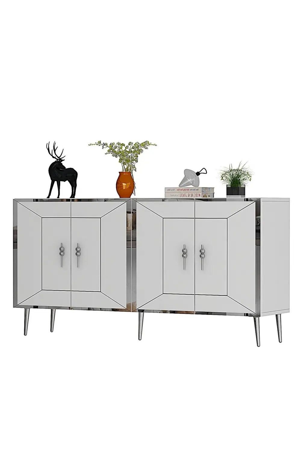 ARNOCT (KB150) KONSOL BEYAZ-GÜMÜŞ