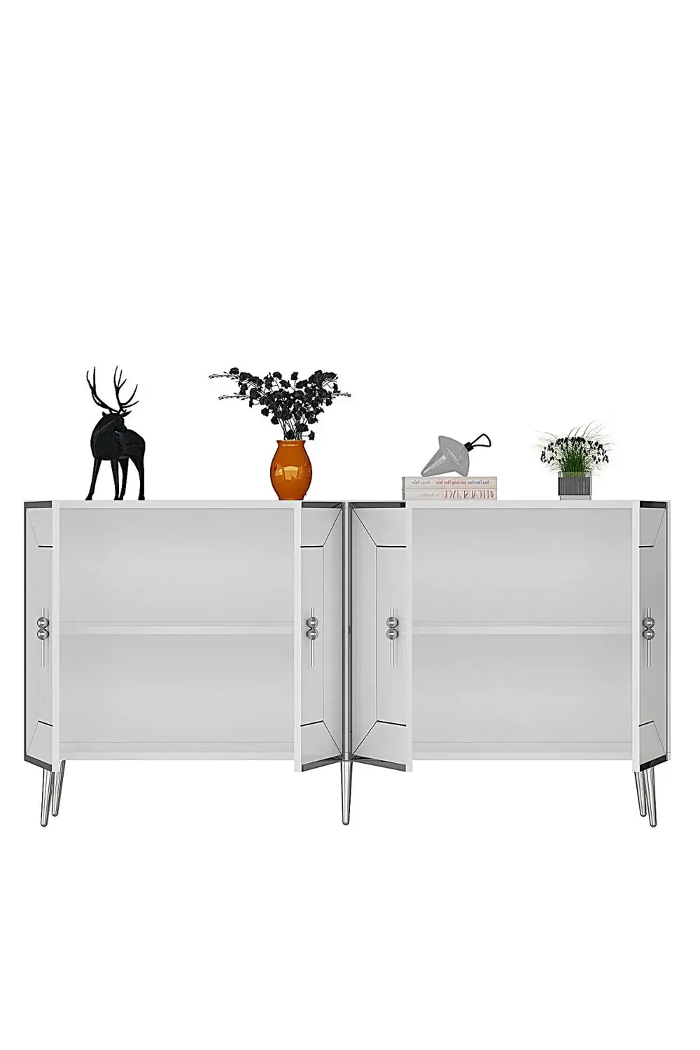 ARNOCT (KB150) KONSOL BEYAZ-GÜMÜŞ