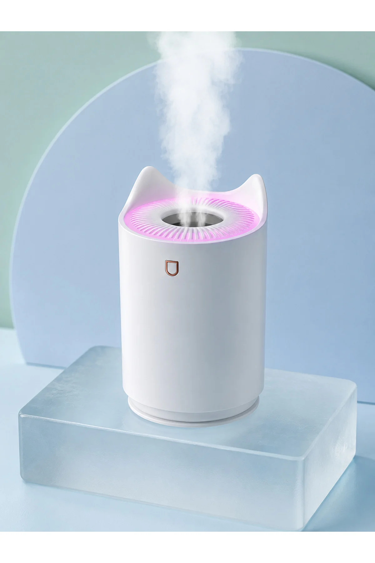 Aroma Difüzör Hava Nemlendirici Sessiz Çalışma LED Gece Lambası - Görsel 5