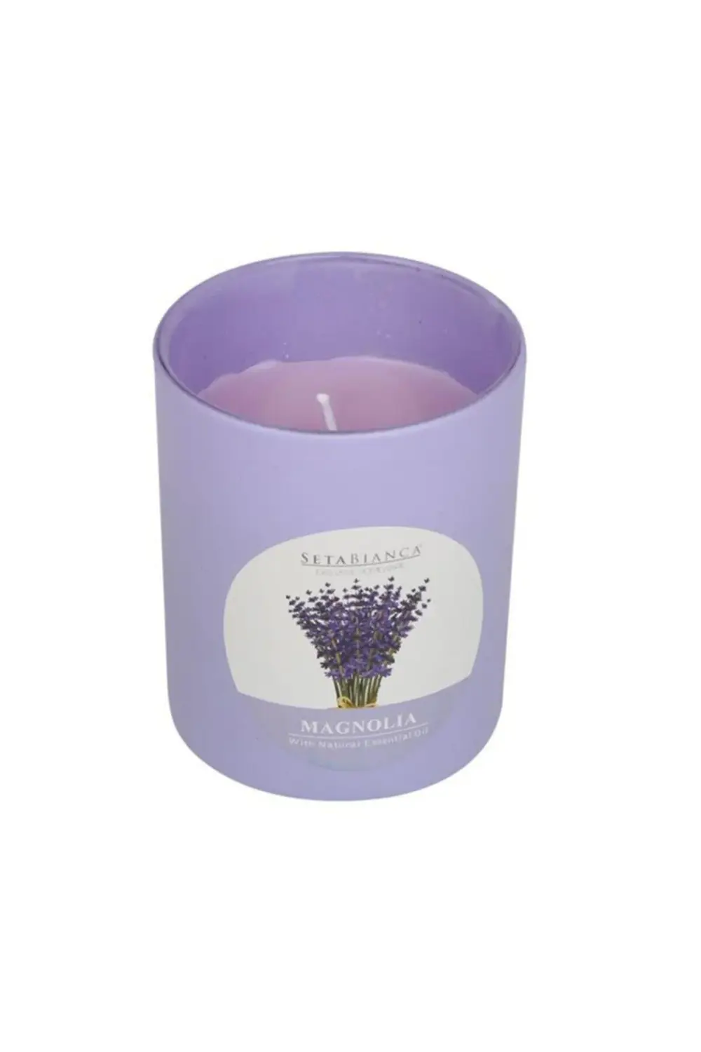 Aroma Mum Kokulu Cam Kutu Lavender 8.5*8.5*9cm