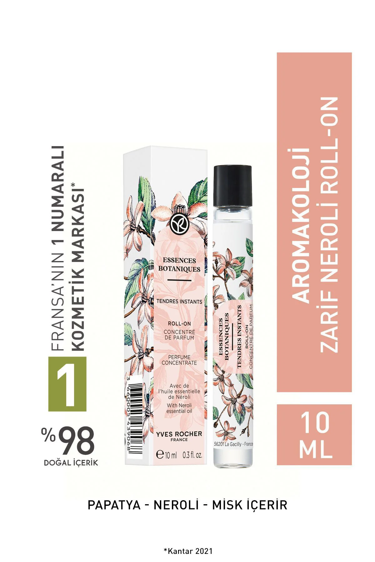 Aromakoloji Konsantre Roll-on Parfüm - Zarif Neroli 10 ml-43906